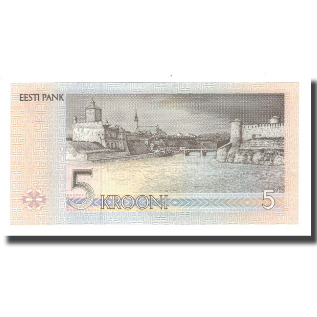 Nota, Estónia, 5 Krooni, 1992 (1994), KM:71b, UNC(65-70)