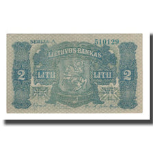 Geldschein, Lithuania, 2 Litu, 1922, 1922-11-16, KM:14A, VZ
