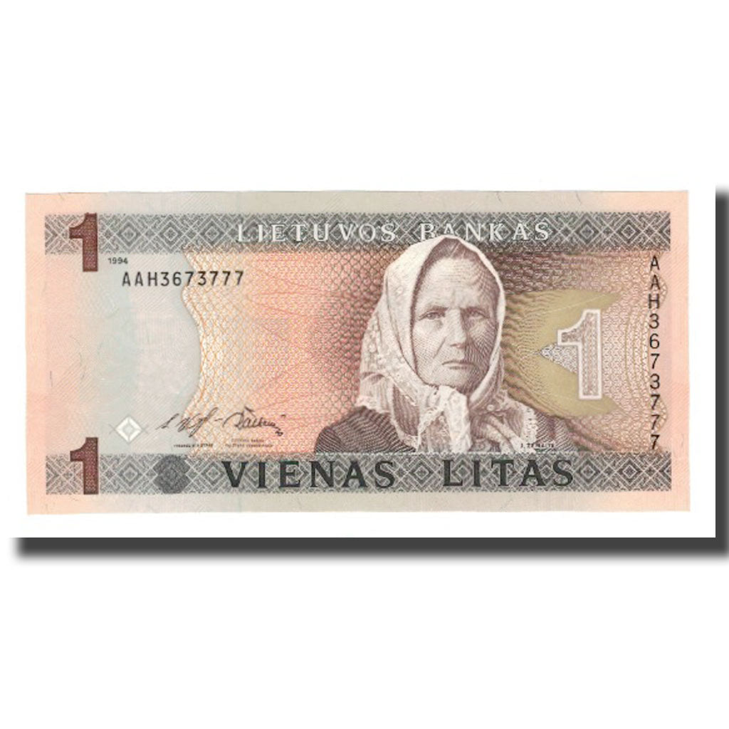 Banconote, Lituania, 1 Litas, 1994, KM:53a, FDS