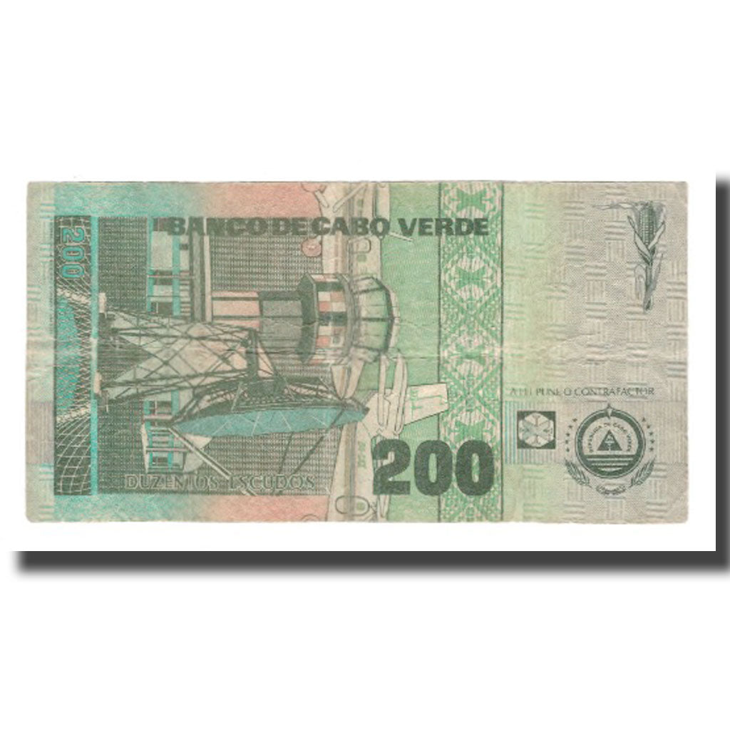 Banconote, Capo Verde, 200 Escudos, 1992, 1992-08-08, KM:63a, MB