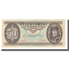 Banknote, Hungary, 50 Forint, 1989, 1989-01-10, KM:170h, AU(55-58)