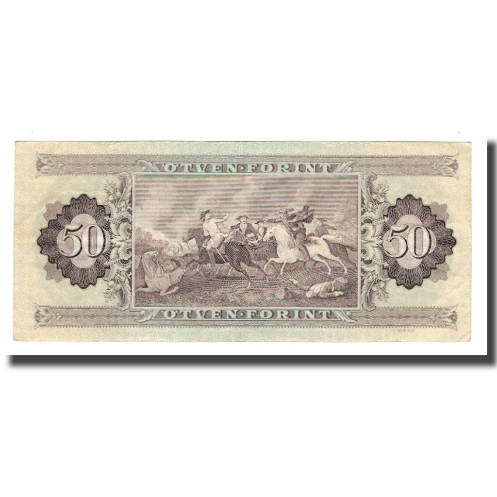Banknote, Hungary, 50 Forint, 1989, 1989-01-10, KM:170h, AU(55-58)