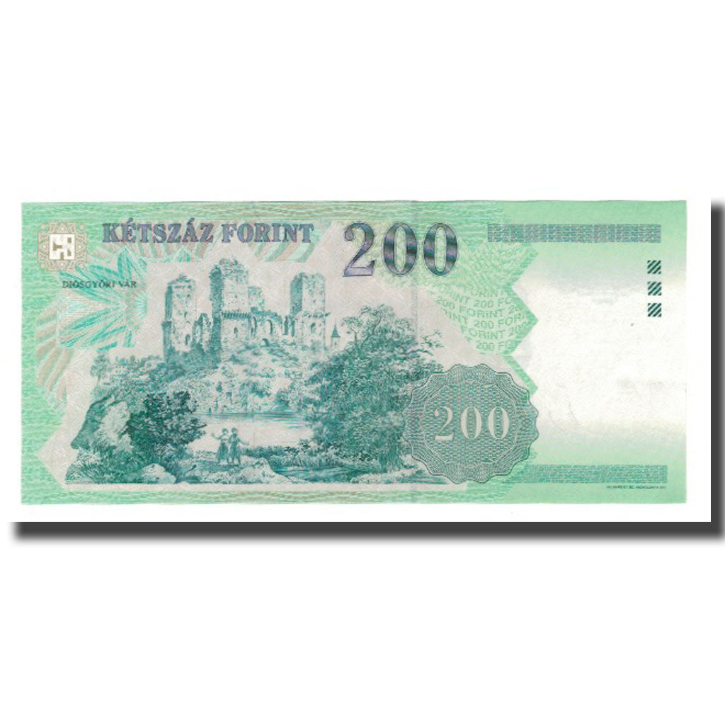 Nota, Hungria, 200 Forint, 1998, KM:178a, UNC(65-70)