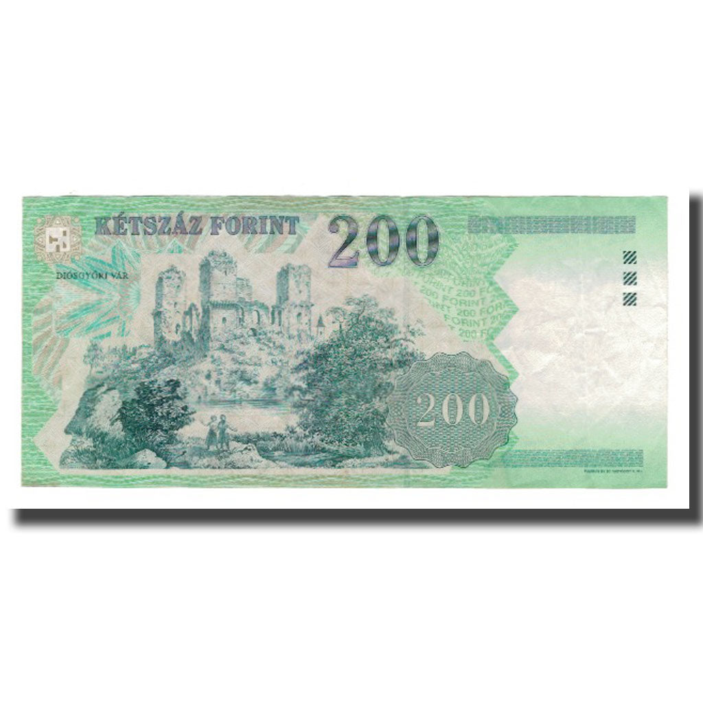 Nota, Hungria, 200 Forint, 2004, KM:187d, AU(55-58)