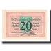 Geldschein, Österreich, Bischofshofen, 20 Heller, valeur faciale 1, 1920
