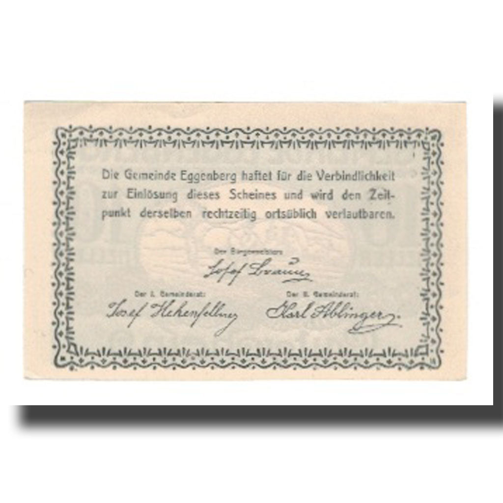 Banknote, Austria, Eggenberg, 10 Heller, Texte, UNC(65-70), Mehl:FS 161
