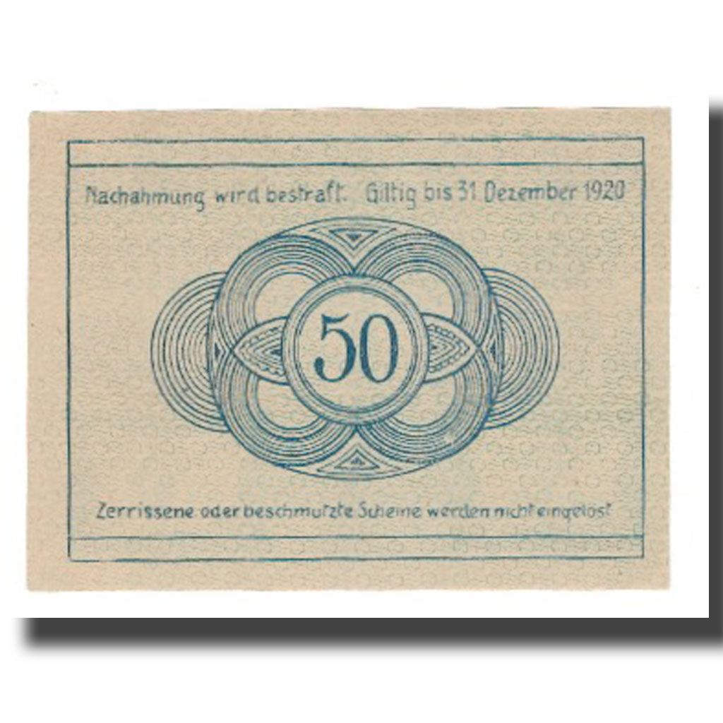 Banknote, Austria, Grafenschlag, 50 Heller, valeur faciale, 1920, 1920-12-31
