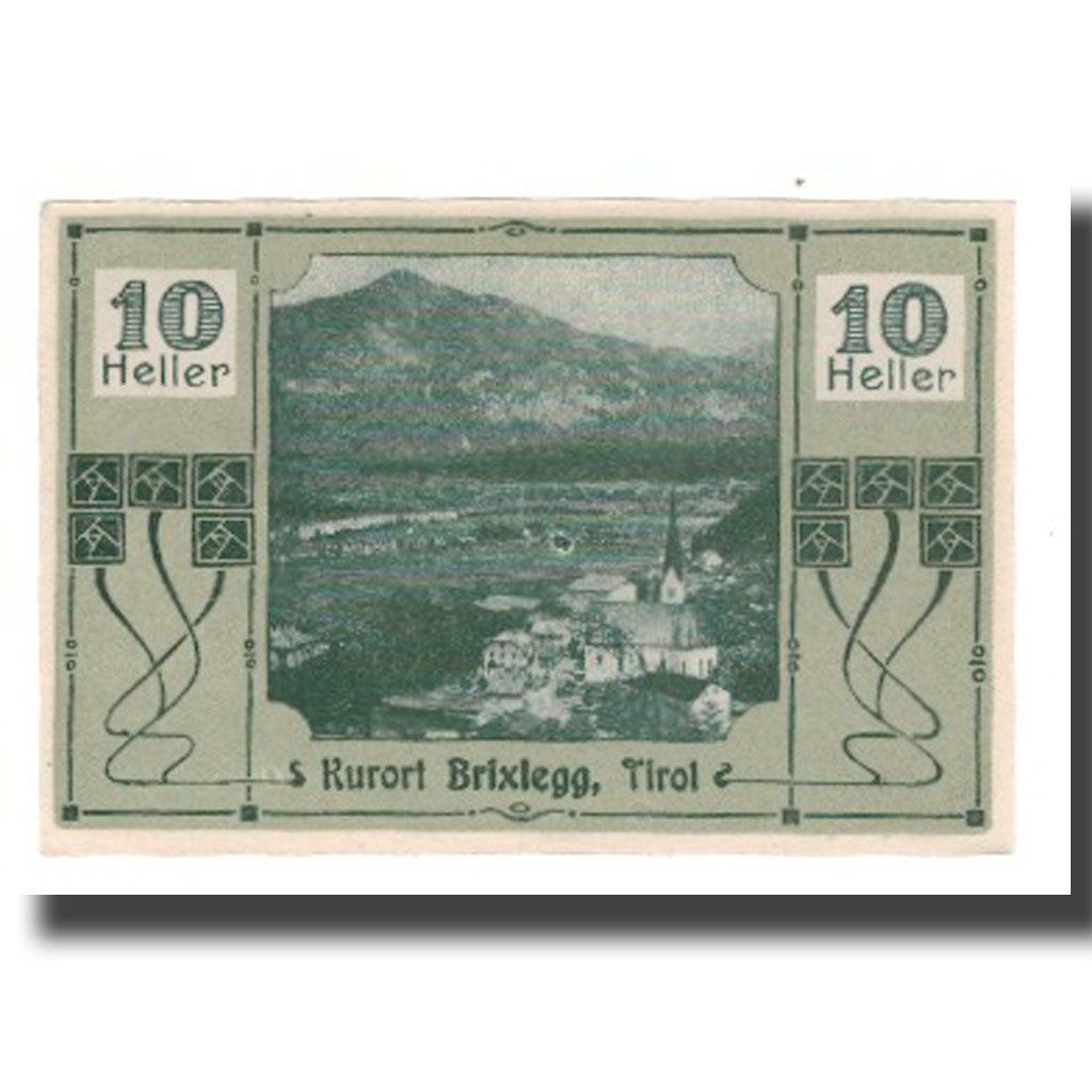 Banknote, Austria, Brixlegg, 10 Heller, paysage, 1920, 1920-10-31, UNC(65-70)