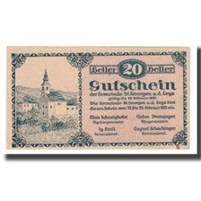Banknote, Austria, St. Georgen An Der Leys, 20 Heller, N.D, 1921, 1921-02-28