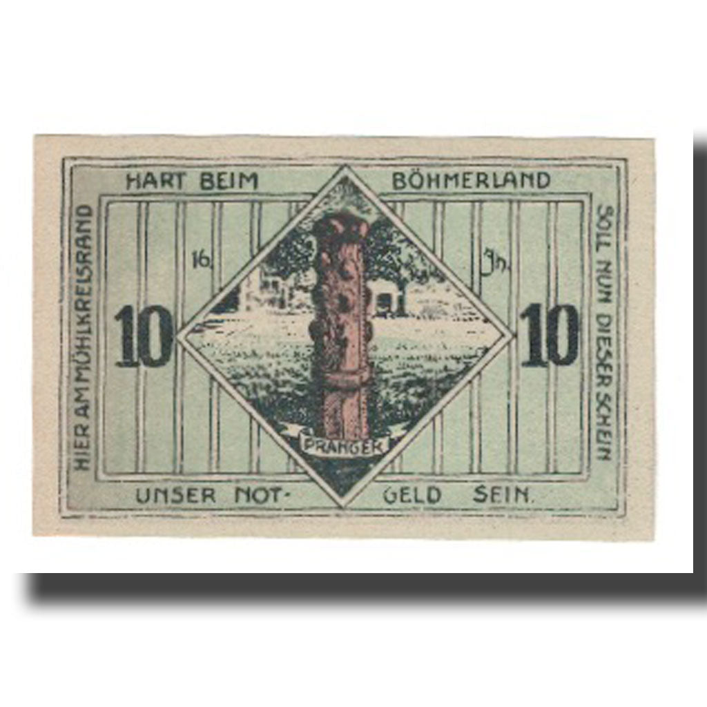 Banknote, Austria, Leopoldschlag, 10 Heller, arbre, 1920, 1920-12-31