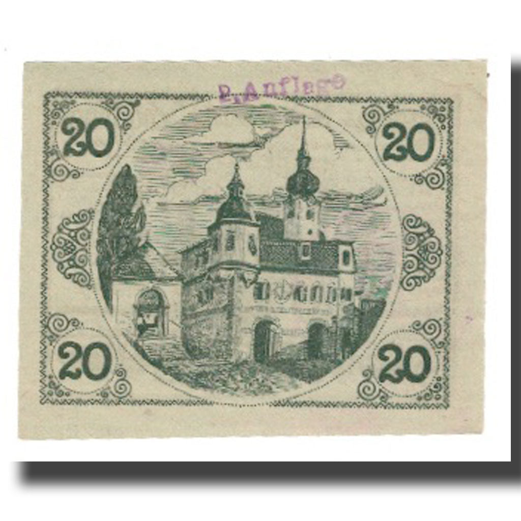Banknote, Austria, Schörfling am Attersee O.Ö. Marktgemeinde, 20 Heller