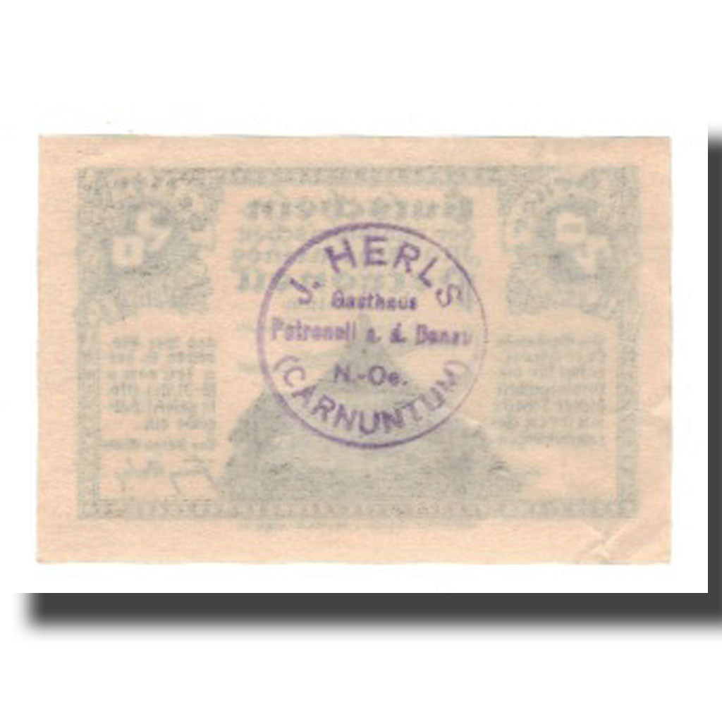 Banknote, Austria, Petronell-Carnuntum, 20 Heller, N.D, 1920, 1920-12-31