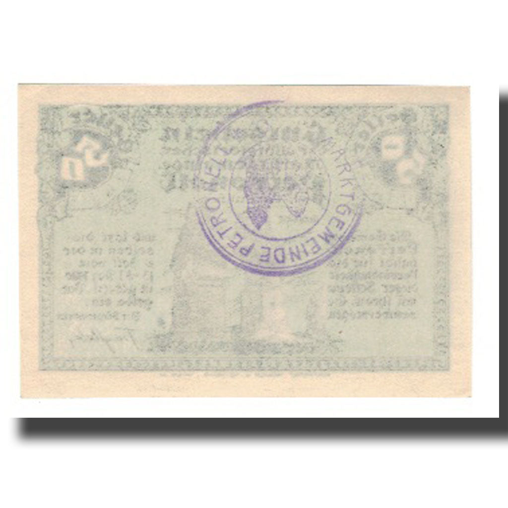 Banknote, Austria, Petronell-Carnuntum, 50 Heller, N.D, 1920, 1920-12-31