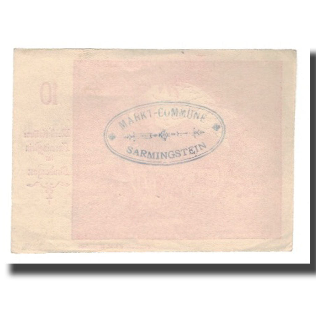 Billete, Austria, Sarmingstein Im Strudengau, 10 Heller, N.D, 1920, 1920-12-31