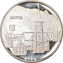 Switzerland, Medal, Graubünden-Grischuna, Davos, MS(60-62), Silver