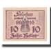Banknote, Austria, Gaming N.Ö. Gemeinde, 10 Heller, Texte, 1920, 1920-12-31