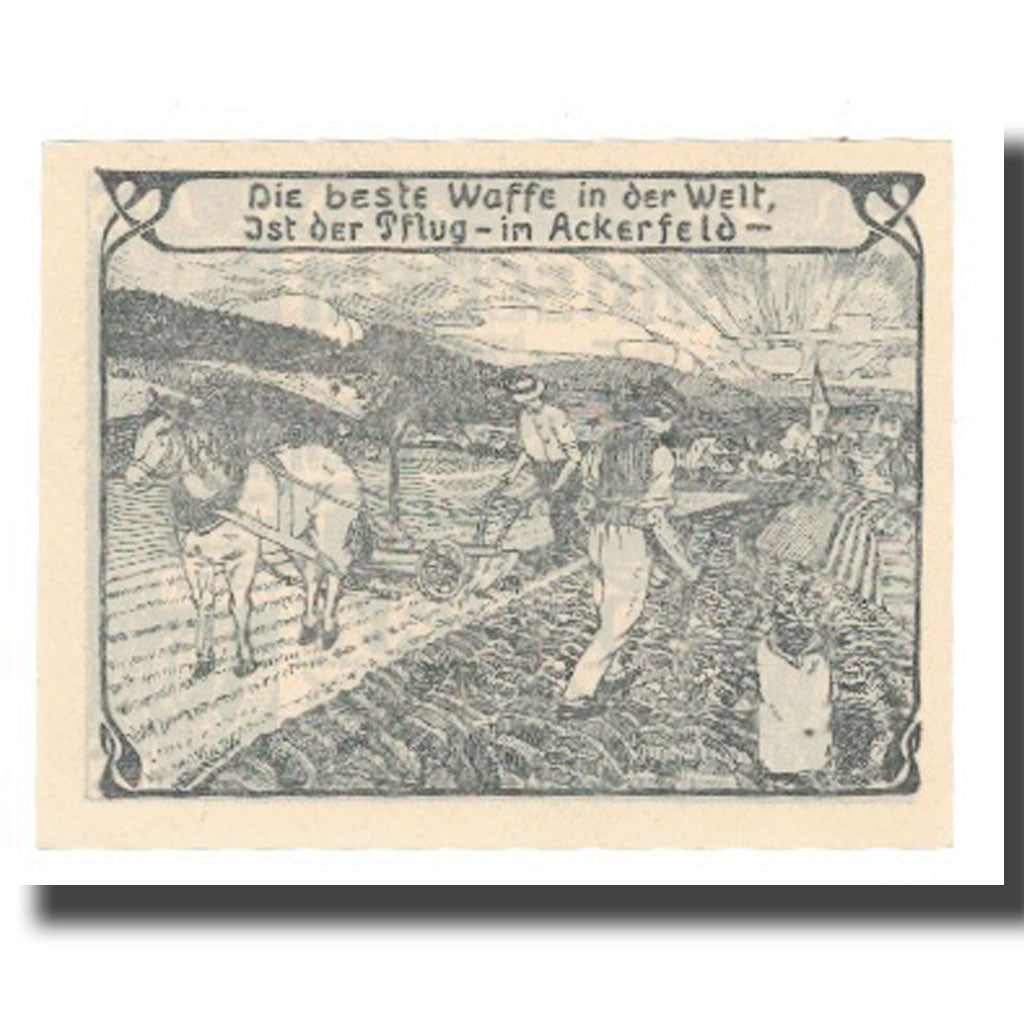 Billete, Austria, Geboltskirchen O.Ö. Gemeinde, 10 Heller, personnage 1, 1920