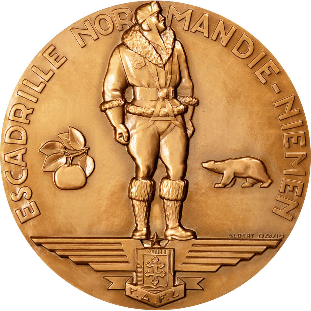 FRANCE, Aviation, French Fifth Republic, Medal, 1972, MS(65-70), Bronze, 68,...