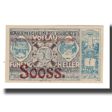 Nota, Áustria, Vöslau N.Ö. Gemeinde, 50 Heller, Blason 3, 1920, 1920-12-31