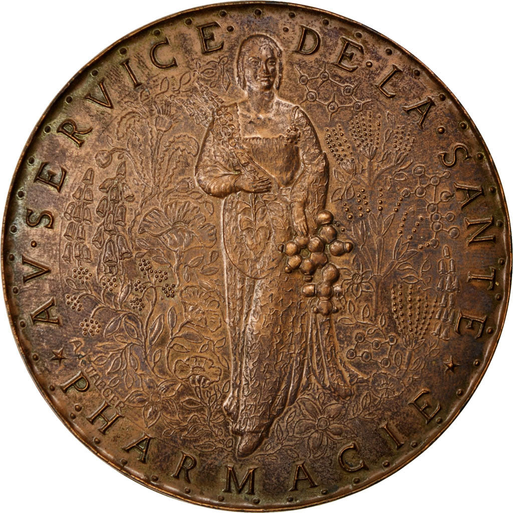 France, Medal, French Fifth Republic, Sciences & Technologies, AU(50-53), Bronze
