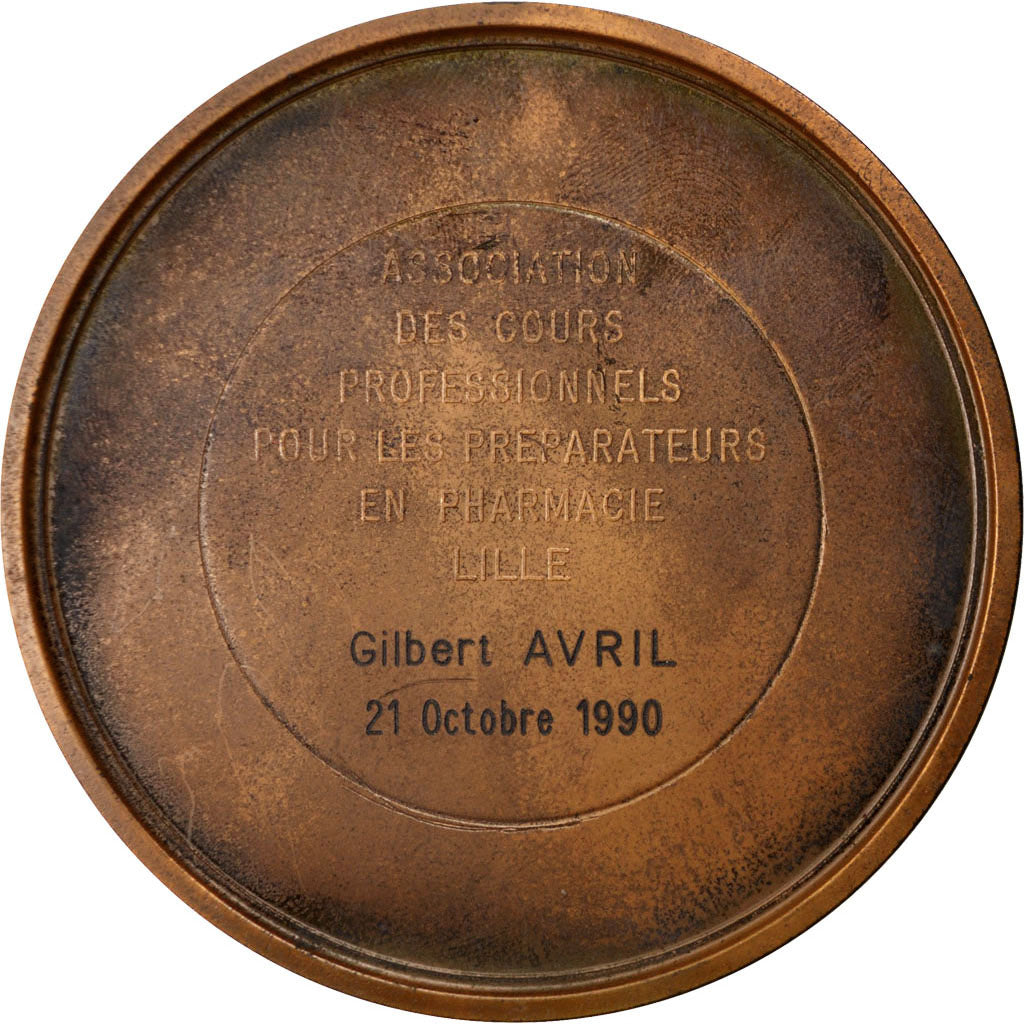 France, Medal, French Fifth Republic, Sciences & Technologies, AU(50-53), Bronze