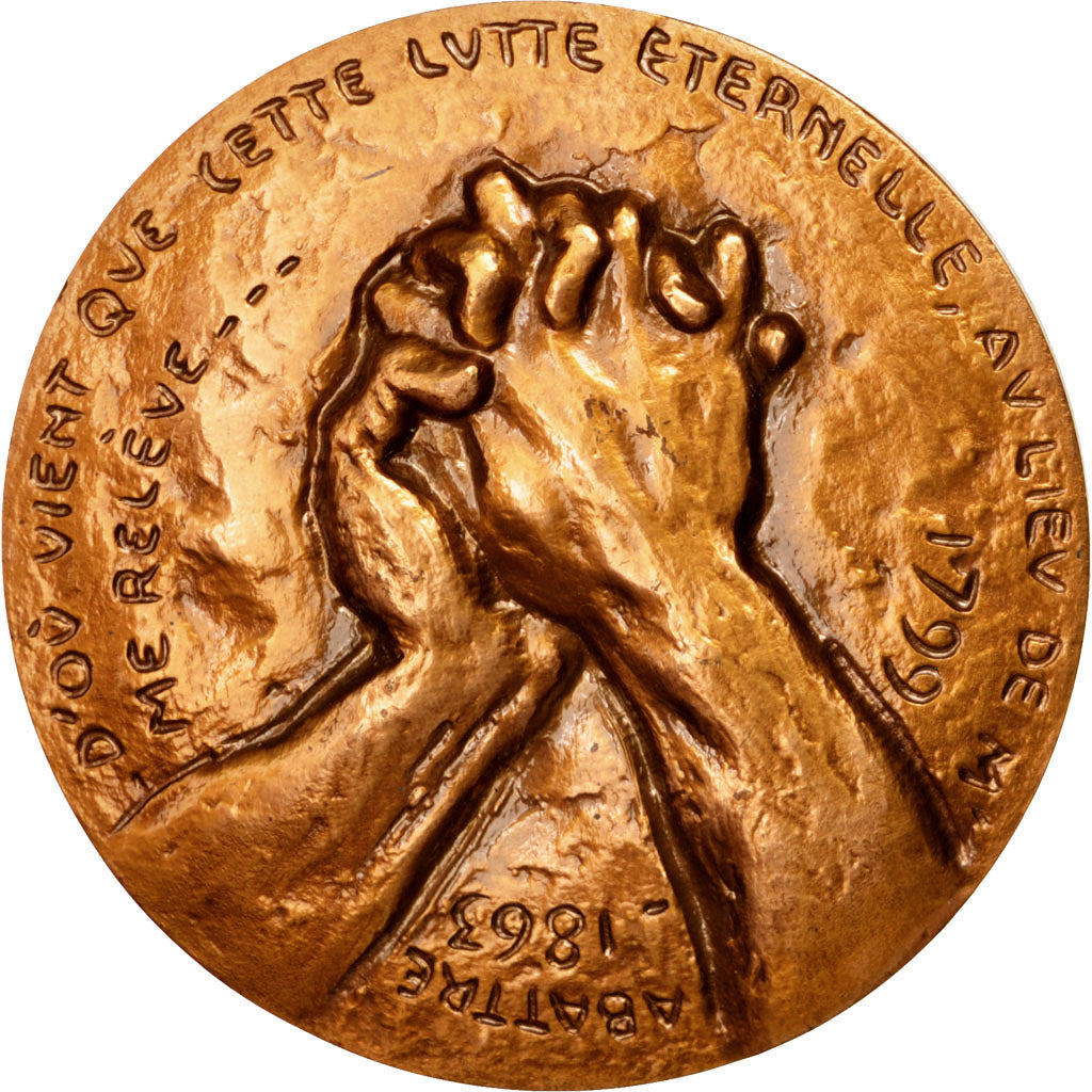 France, Medal, French Fifth Republic, Arts & Culture, Preault, MS(65-70), Bronze