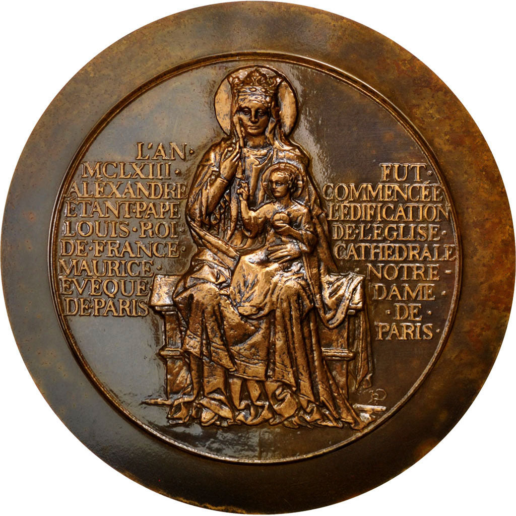 Francia, Medal, French Fifth Republic, Religions & beliefs, Dropsy, FDC, Bronce
