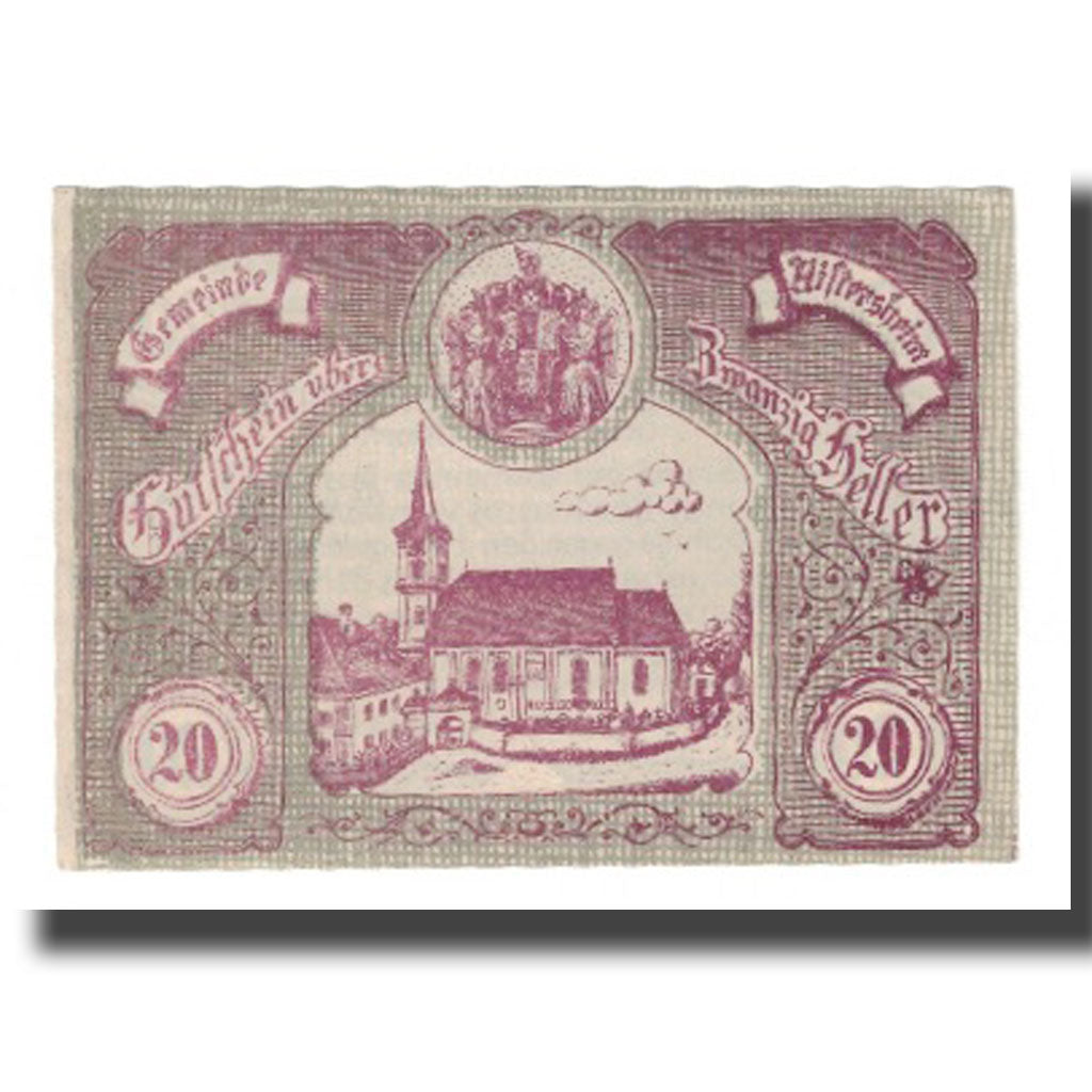 Banknote, Austria, Aistersheim, 20 Heller, Texte, 1921, 1921-05-31, UNC(65-70)