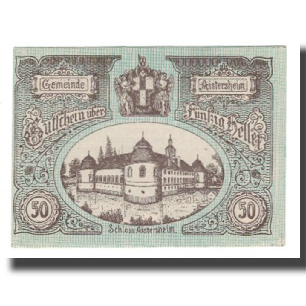 Banknote, Austria, Aistersheim, 50 Heller, Texte 2, 1921, 1921-05-31