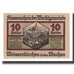 Banknote, Austria, Weissenkircher in der Wachau, 10 Heller, Texte, 1920