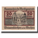 Nota, Áustria, Weissenkircher in der Wachau, 20 Heller, Texte 7, 1920