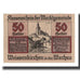 Nota, Áustria, Weissenkircher in der Wachau, 50 Heller, Texte 2, 1920