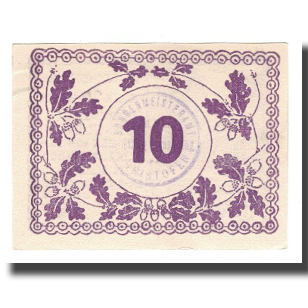 Billete, Austria, Christofen, 10 Heller, valeur faciale, 1920, 1920-12-31, UNC