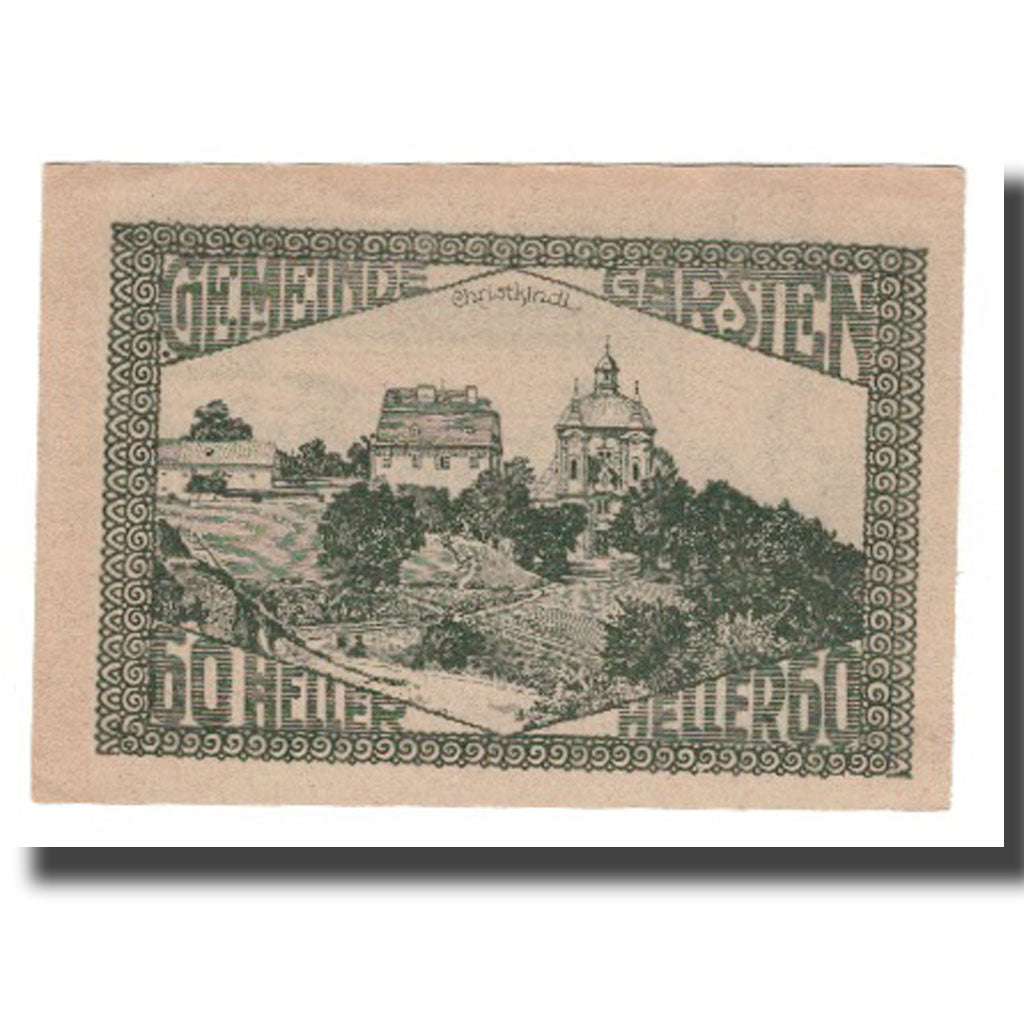 Billete, Austria, Garsten O.Ö. Gemeinde, 60 Heller, paysage, UNC, Mehl:FS 224h