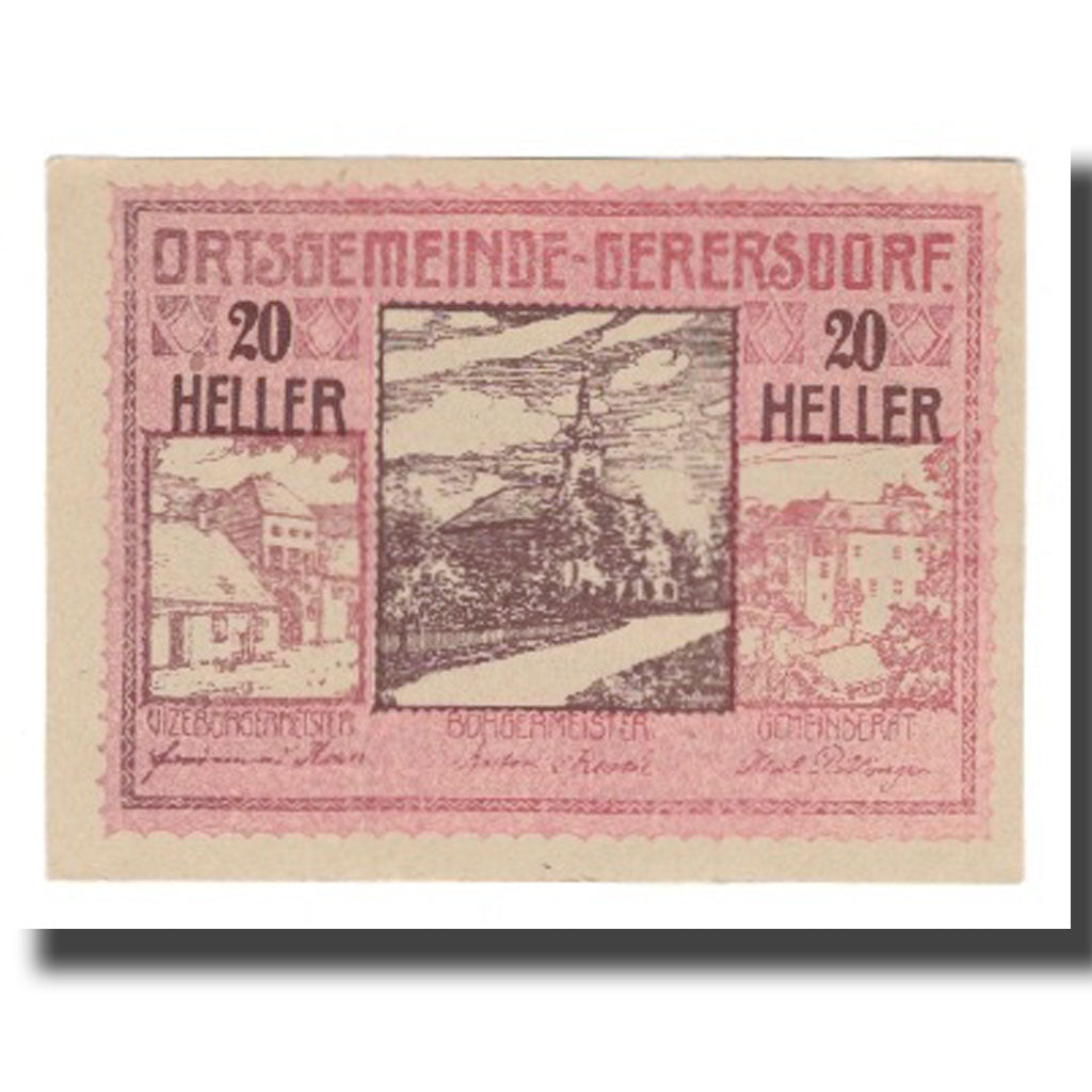 Billete, Austria, Gerersdorf, 20 Heller, texte 1, 1920, 1920-09-15, UNC, Mehl:FS