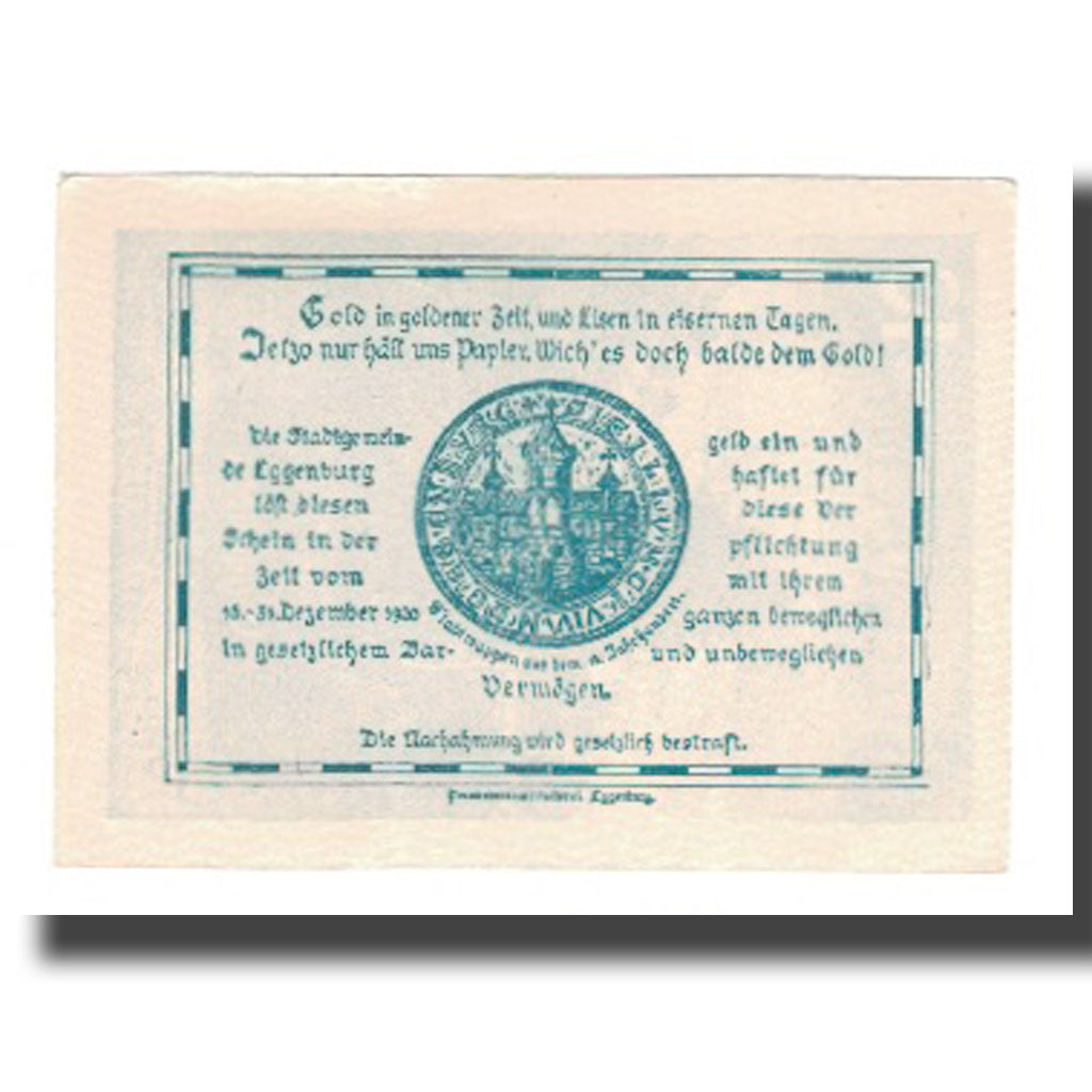 Geldschein, Österreich, Eggenburg, 10 Heller, Texte, 1920, 1920-12-31, UNZ