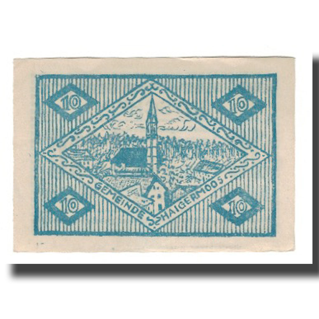 Billete, Austria, Haigermoos, 10 Heller, paysage, 1920, 1920-12-31, UNC, Mehl:FS