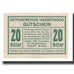 Nota, Áustria, Haigermoos, 20 Heller, paysage 1, 1920, 1920-12-31, UNC(65-70)