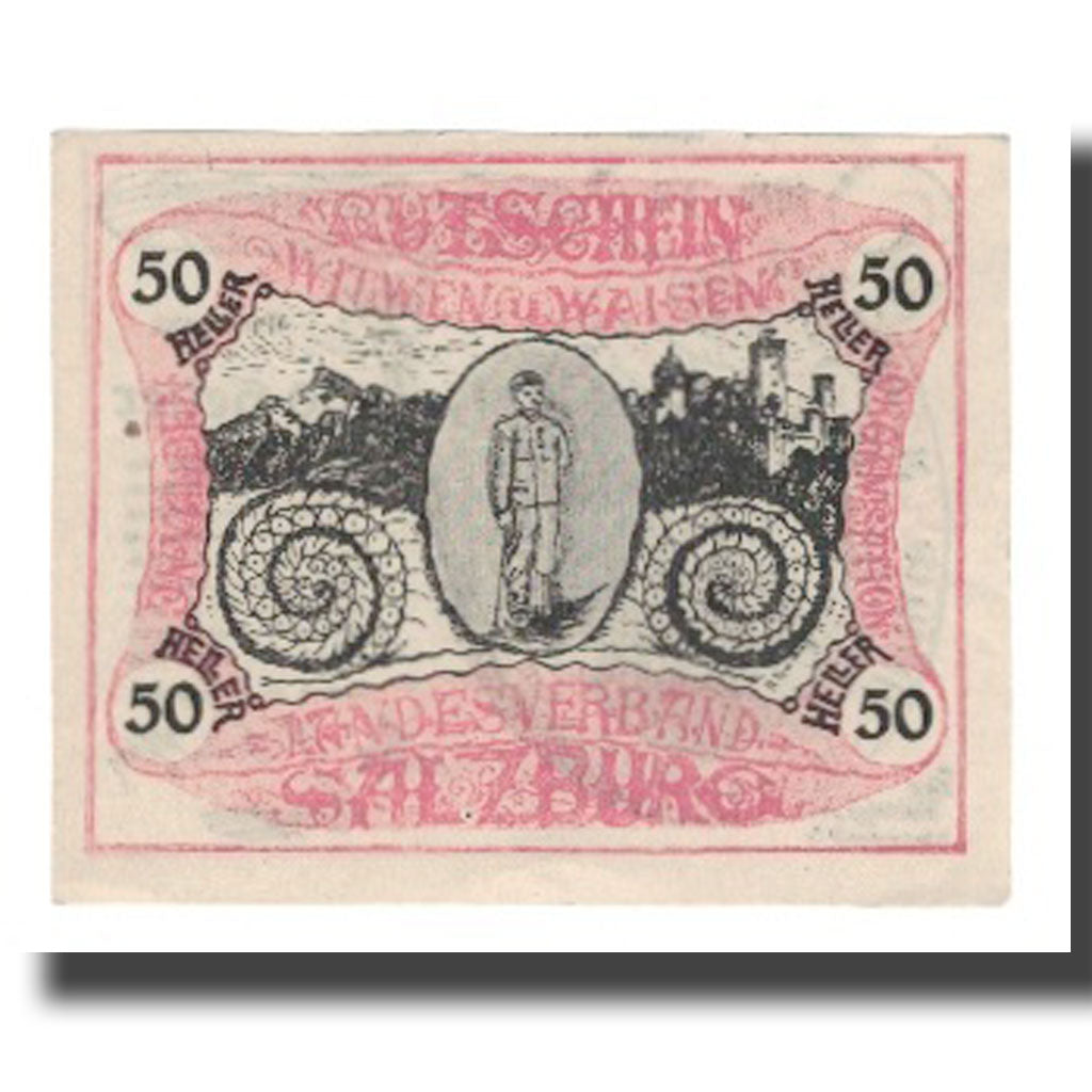 Billet, Autriche, Salzburg, 50 Heller, texte 1, 1920, 1920-10-31, NEUF, Mehl:FS