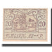 Banknote, Austria, Au an der Donau, 20 Heller, Blason, 1920, 1920-05-30