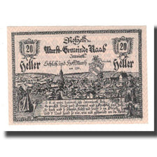 Nota, Áustria, Raab, 20 Heller, texte 1, 1920, 1920-02-26, UNC(65-70), Mehl:FS