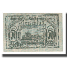 Geldschein, Österreich, Hörsching, 50 Heller, paysage, 1920, 1920-04-24, UNZ