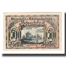 Nota, Áustria, Hörsching, 50 Heller, Texte 4, 1920, 1920-04-24, UNC(65-70)