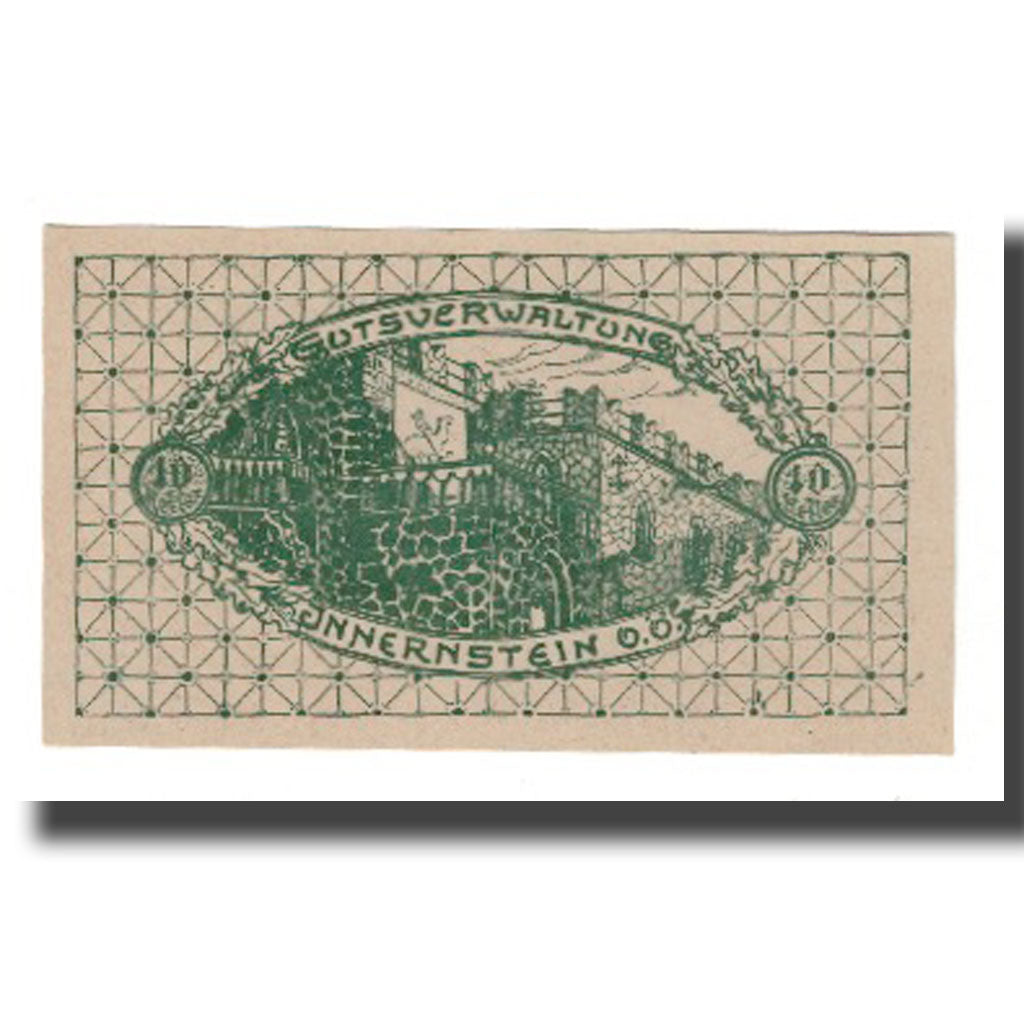 Billete, Austria, Innernstein Prv. Gutsverwaltung Innernstein, 10 Heller