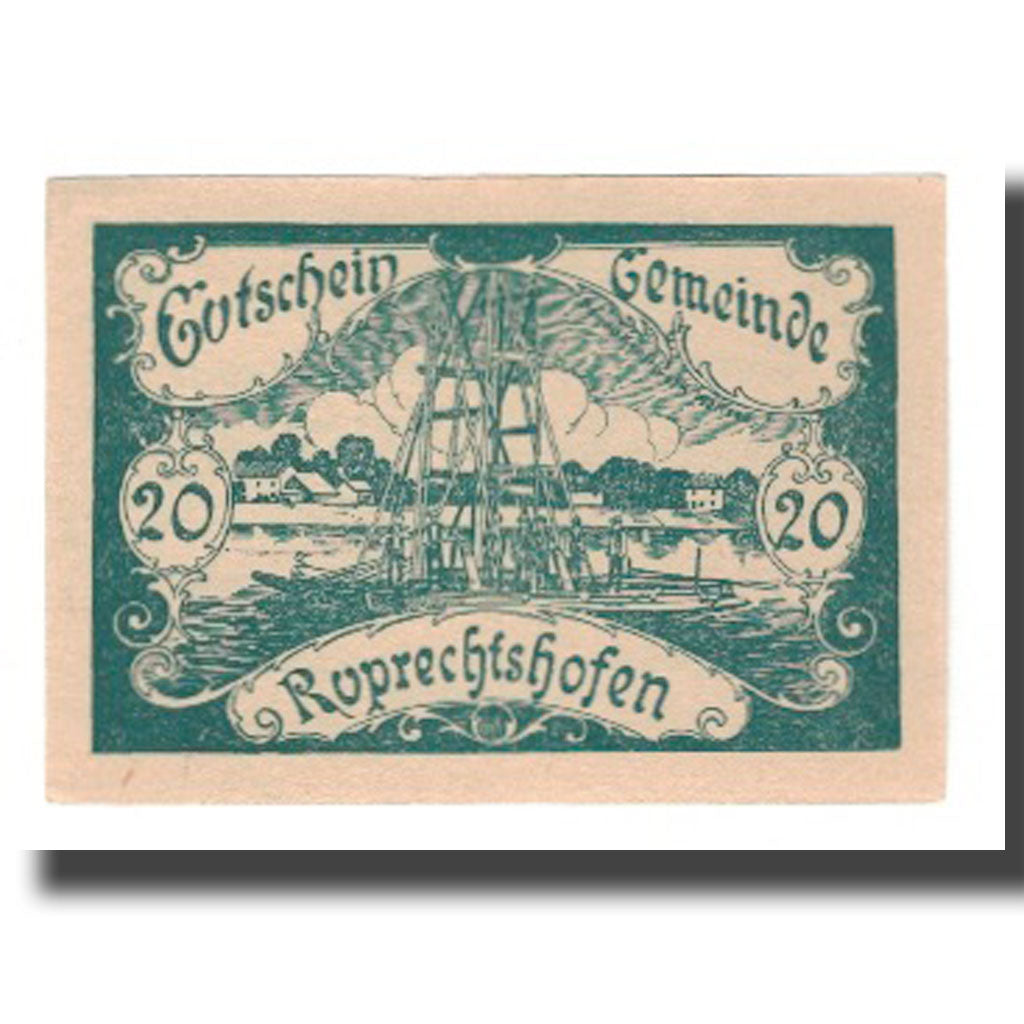 Billet, Autriche, Ruprechtshofen, 20 Heller, Texte, 1921, NEUF, Mehl:FS 855