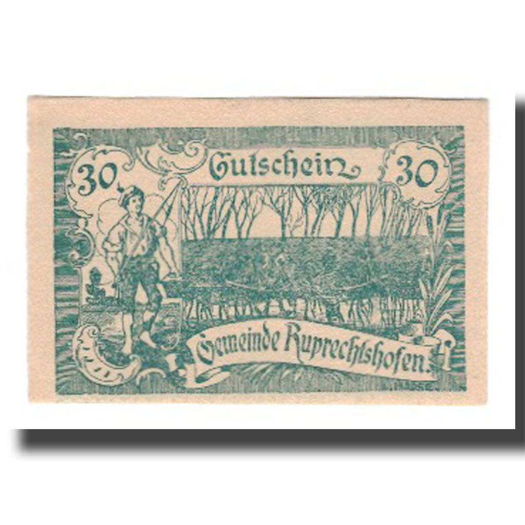 Biljet, Oostenrijk, Ruprechtshofen, 30 Heller, Texte 2, 1921, NIEUW, Mehl:FS 855