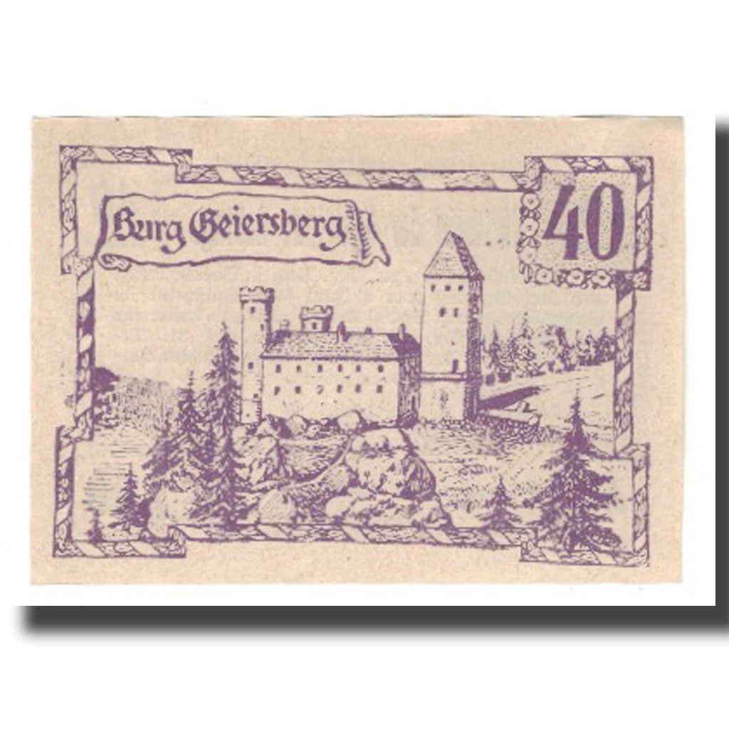 Banconote, Austria, Lebing O.Ö. Gemeinde, 40 Heller, Texte, 1920, 1920-12-31