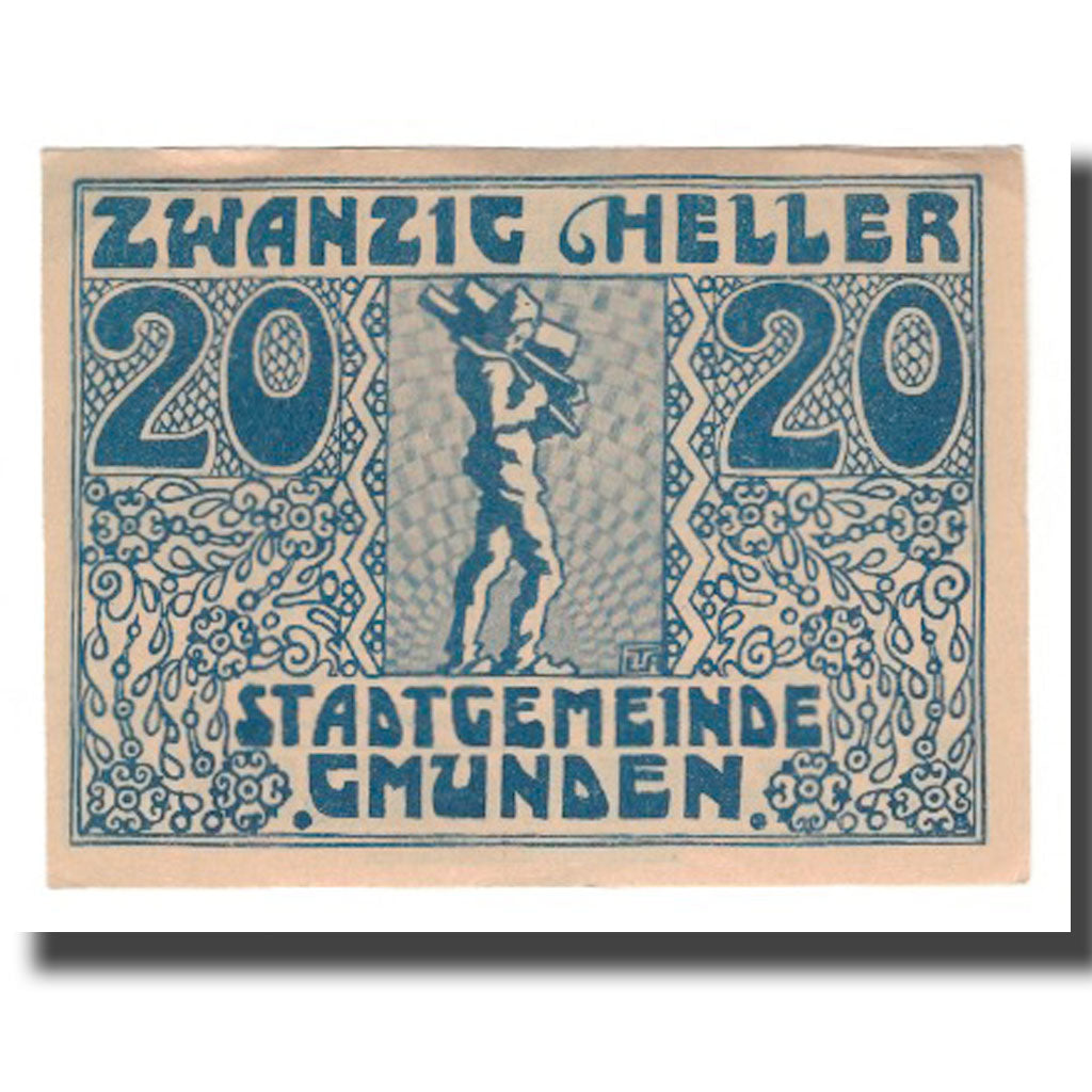 Billete, Austria, Gmunden, 20 Heller, Bateau 4, 1920, 1920-03-31, UNC, Mehl:FS