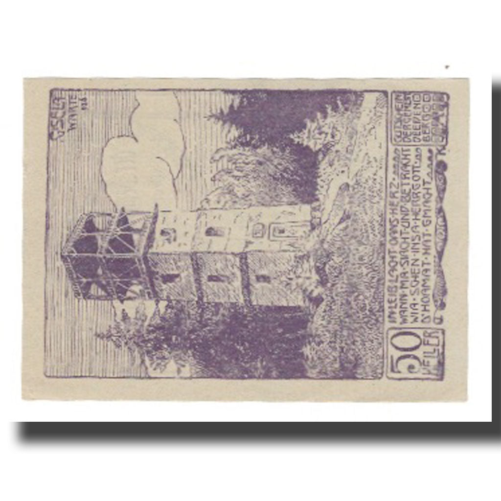 Billete, Austria, Eidenberg, 50 Heller, Texte, 1920, 1920-10-31, UNC, Mehl:FS