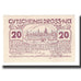 Billet, Autriche, Dross N.Ö. Gemeinde, 20 Heller, Texte 4, 1920, 1920-12-31